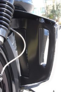 Adjustable vents allow for wind control on the fly