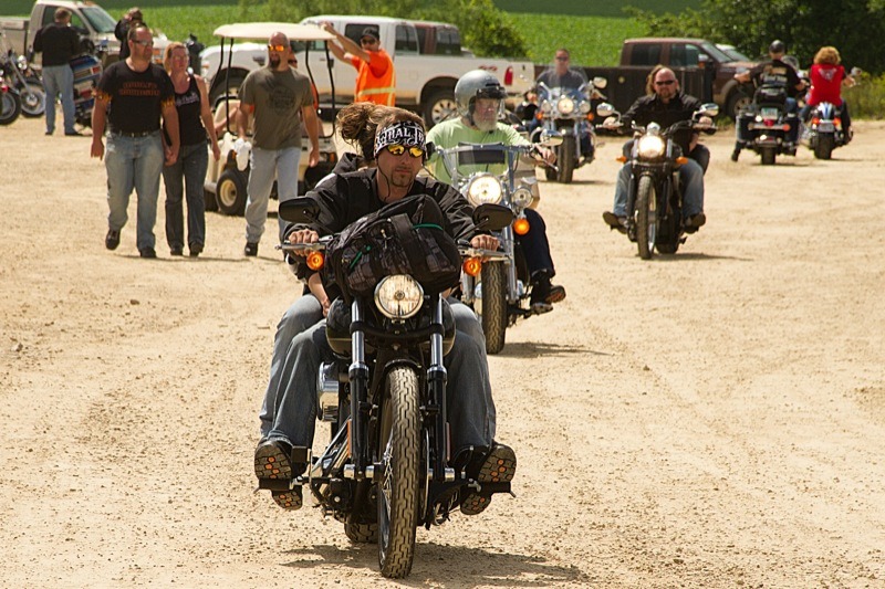 The massive J&P parking lot was almost as busy as the event
