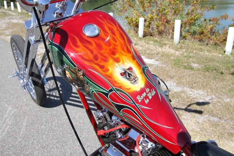 The colorful paint and graphics were designed and executed by John McCarthy of McCarthy Signs