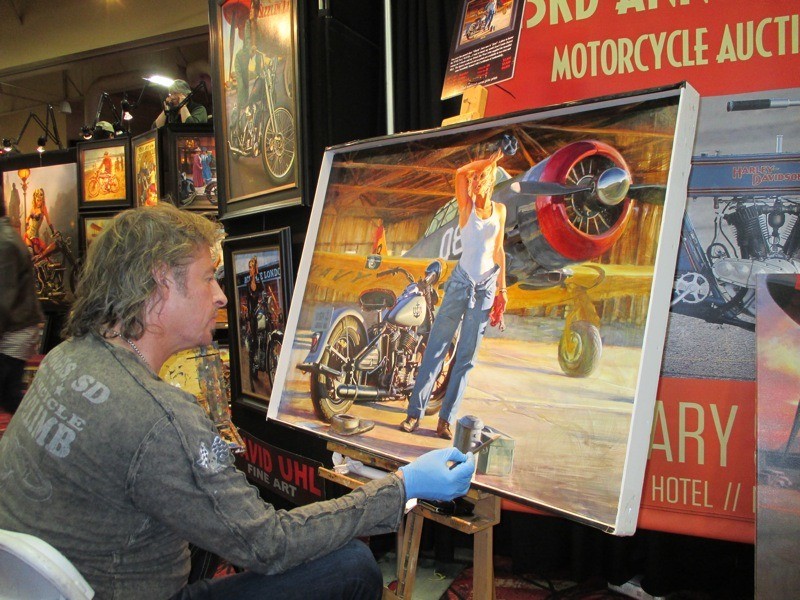 David Uhl puts finishing touches on “Jessi” in Las Vegas