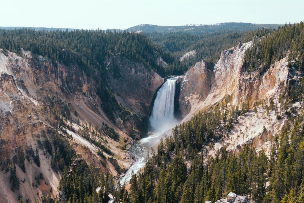 Lower Falls Yellowstone | Rider Magazine Motorcycle Travel Guide to Waterfalls