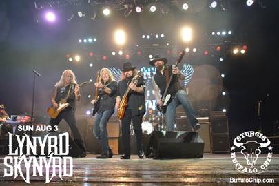 Lynyrd Skynyrd performs at the Sturgis Buffalo Chip
