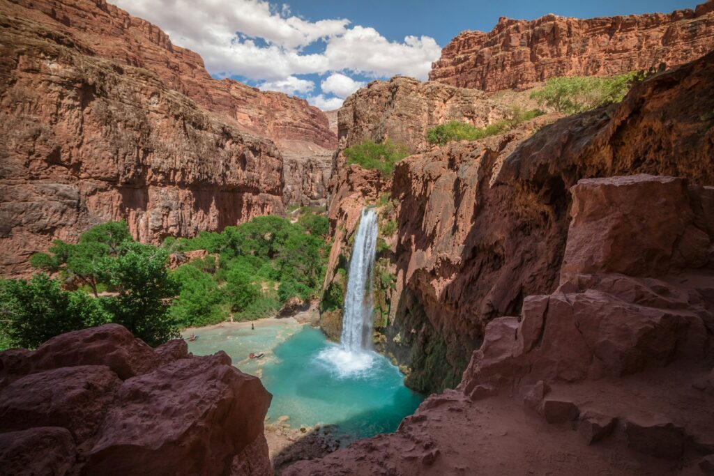 Havasu Falls Arizona | Rider Magazine Motorcycle Travel Guide to Waterfalls