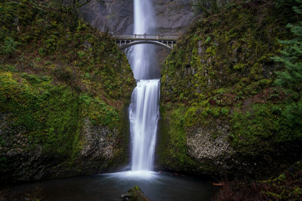 Multnomah Falls Oregon | Rider Magazine Motorcycle Travel Guide to Waterfalls | Motorcycle Waterfall Ride
