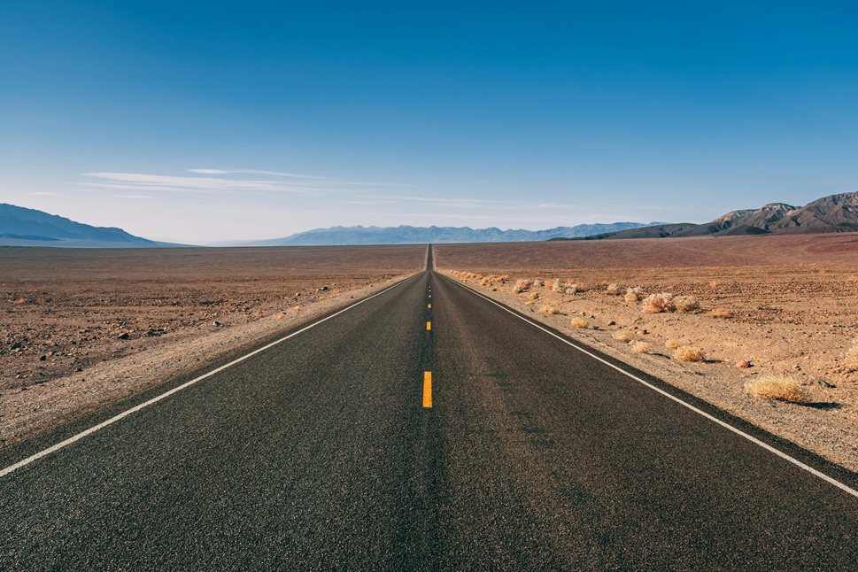 Riding America’s Straightest Roads